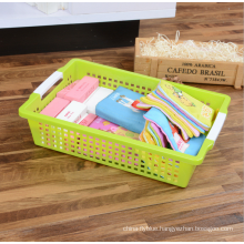 PP plastic top quality multipurpose storage basket plastic with handle